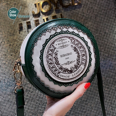 

Beibaobao Round Fashion Bags PU Leather Messenger Women Bags Hollow Out Crossbody Packages Female Circular Shoulder Bags