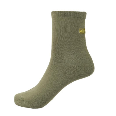 

Winter Women Girls Cotton Socks Letter Embroidery Solid Color Soft Warm Socks Hosiery