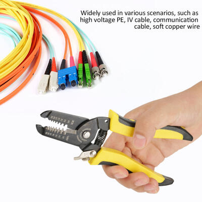 

Greensen 7 Inch Professional Dual Colors Wire Stripper Cutter Crimper Pliers Hand Tool
