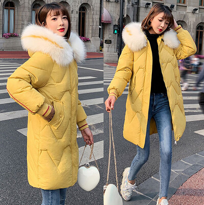 

Roseonmyhand Women Winter Warm Coat Hooded Thick Warm Loose Pocket Jacket Long Overcoat