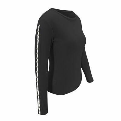 

Women Plain Sweatshirt Crew Neck Pullover Sweater Jumper Blouse Tops T Shirt