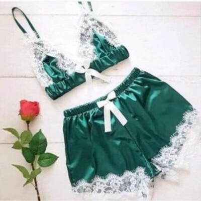 

Sissy Pouch Panties Women Lace Bra Lingerie Set Underwear Thongs Sleepwear
