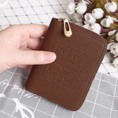 

Women Fashion Small Wallet Zipper Multi-function Leather Zip Mini Wallet For Ladies Coin Purse Card Holder Portefeuille