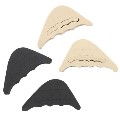 

2 Pairs Foot Care Insole Toe Cap Sponge Plug Women Adjust Size Insoles Shoes High Heels Accessories Anti-Pain Cushion Insoles