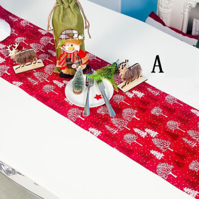 

〖Follure〗Christmas Large Table Cover Tablecloth Decoration Winter Holiday Snowflake