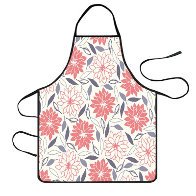 

Toponeto Home Women Waterproof Cute Cartoon Kitchen Restaurant Cooking Bib Apron Aprons