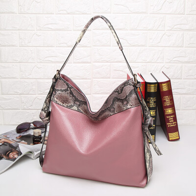 

Tailored Fashion Women Serpentine Crossbody Bag Shoulder Bag Messenger Bag Totes Pink
