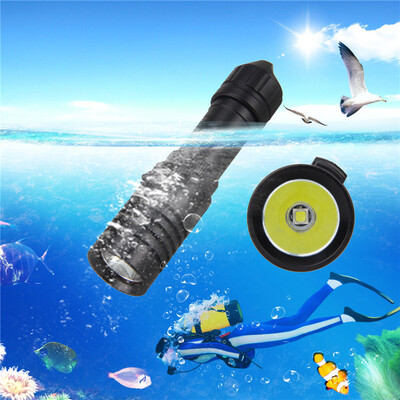 

Saidsome 5000LM XM-L2 LED Scuba Diving Flashlight Torch 18650 Light Underwater 100m flashlight lamp