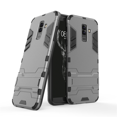 

Goowiiz Phone Case For Samsung Galaxy A6A6 PlusA8 StarA9 StarJ2 Pro 2018 Armor PCTPU Silicone Hard Bracket Double Protection