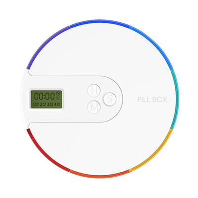 

7 Grid Pill Box Alarm DIY Digital Organizer Medicine Timing Reminder Case