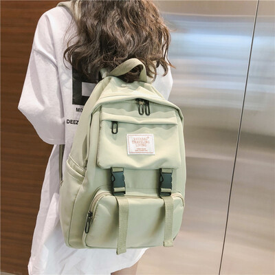 

Schoolbag female Korean version of high school Senxi backpack Chao brand female ins wind Hyun-a Kim Joker student backpack Japanes