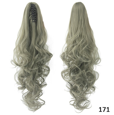 

Gobestart Clip-On Ponytail - Hair Extension For Women Multi Color Curly Clip Claw On Hair