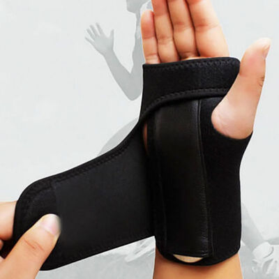 

Kozart Useful Splint Sprains Arthritis Band Belt Carpal Tunnel Hand Wrist Support Brace Solid Black Outdoor Band Belt