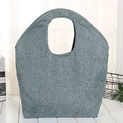 

Toponeto Reusable Bags Set of Grocery Tote Foldable into Attached Pouch Polyester Reusable Shopping Bags