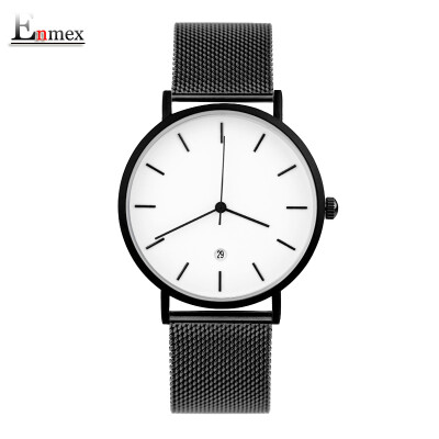 

Enmex simple Design of Light&thin watch case neutral watch in Qixi Festival gift translation three-dimensional simple temperam