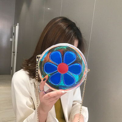 

Tailored Fashion Lady Casual Wild Transparent Flower Cute Shoulder Bag Messenger Bag