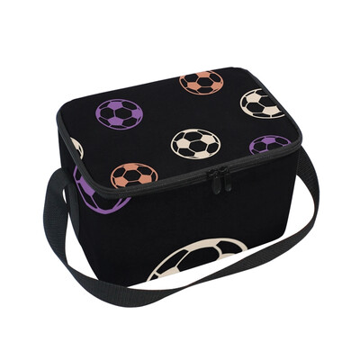 

ALAZA Lunch Box Insulated Sports Balls Lunch Bag Large Cooler Tote Bagfor Men Women