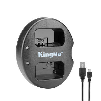 

KingMa NP-FW50 Dual Slot Micro USB Battery Charger for Sony A7 A7R2 A7M2