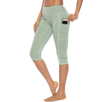 

Tailored Womens Tights Yoga Shorts Workout Pants Running Leggings with Pocket