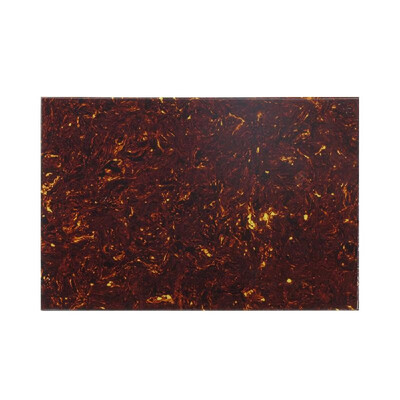 

Electric Guitar Blank Pickguard Board Scratch Plate PVC DIY Customed Guitar Parts Multi-Ply Construction Dark Brown Tortoise Shell
