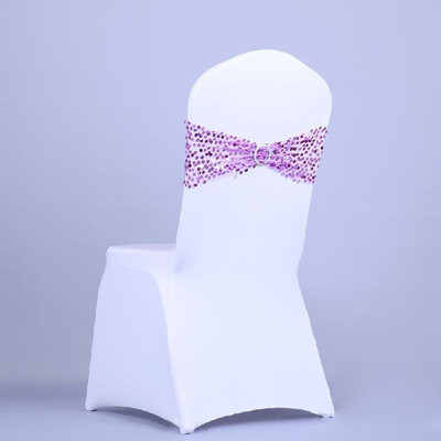 

Chair Sash Bow Elastic Chair Ribbon Back Tie Bands for Wedding Party Ceremony Banquet