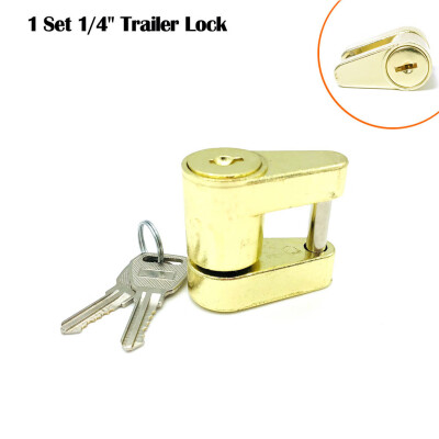 

Tailored Trailer Lock 14 Coupler Tongue Hitch Set Latch Anti Theft Security Boat Trailer