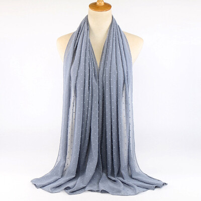 

Women Ladies Plain Chiffon Scarf Hijab Shawls Muslim Headband Wraps Scarves New 18070Cm