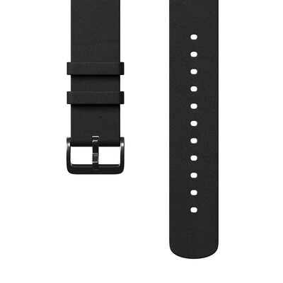 

AMAZFIT black leather strap 20mm