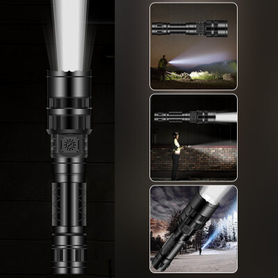 

Saidsome Hot 50000LM T6 Tactical Military LED Flashlight 18650 Torch Direct charge 5-Mode flashlight lamp