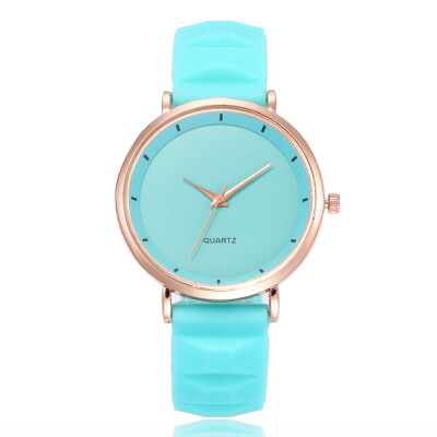 

Ms Silicone Watch Simple Student Quartz Watch Female