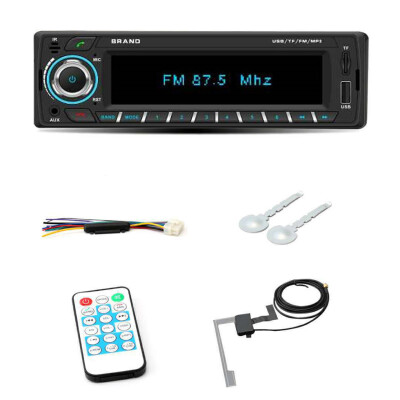 

Bluetooth Wireless Car Stereo Radio Audio MP3 Player In-Dash USB FM AUX Microphone Remote Control Hands-free Phone Calls