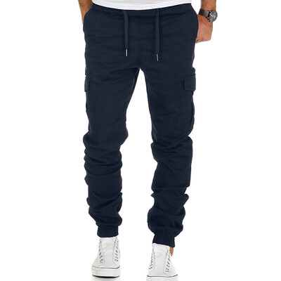 

Gobestart Fashion Mens Sport Pure Color Bandage Casual Loose Sweatpants Drawstring Pant