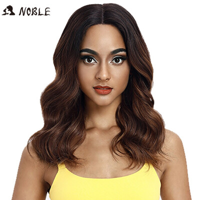 

Noble Long Wavy Synthetic Hair Lace Part Wig 20 Inch Wigs For Black Women New Colors Red Mixed Cosplay Wig Synthetic Lace Wig
