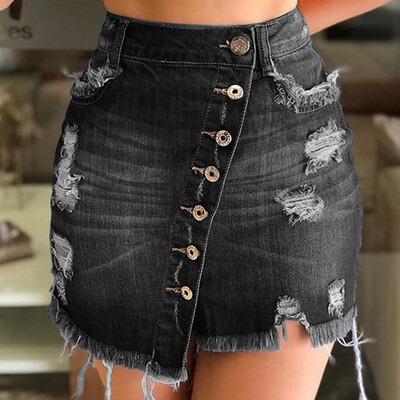 

Roseonmyhand Summer Plus Size Shorts Womens Denim Mini Skirt Womens Skirt
