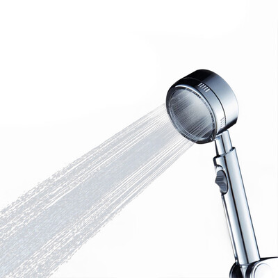 

〖Follure〗For Bath Water-Saving Super Booster Chrome Rainfall with Switch Shower Head