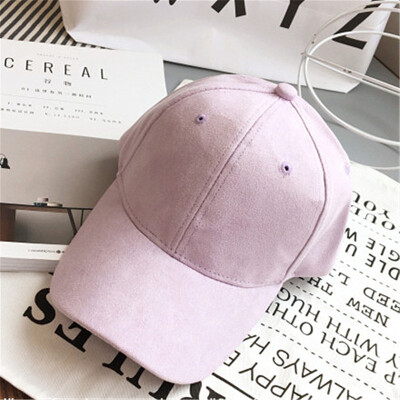 

Hard Korea solid color suede hip - hop cornice baseball cap men&women autumn&winter sun - shading cap tide wholesale