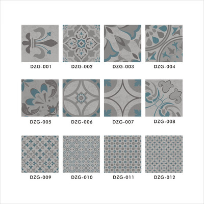 

Gobestart 12Pcs Decorative Tile Stickers Simulation Tile Stickers Fashion Tile Stickers