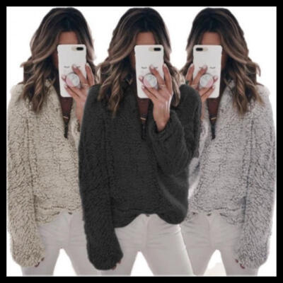 

Womens Knitwear Knitted Cashmere Sleeve Warm Jumper Pullover Sweater Winter Tops