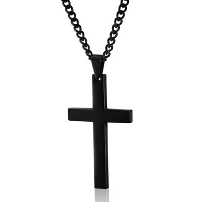 

New Alloy Jesus Cross Chain Unisex Necklace Cross Pendant Jewelry Men Women Necklace Gift