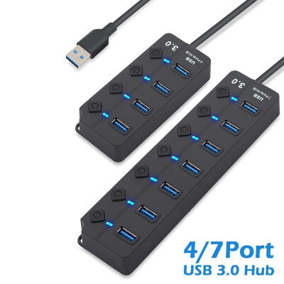 

47 Port USB 30 High Speed Hub Splitter Independent OnOff Switch HUB Line Splitter