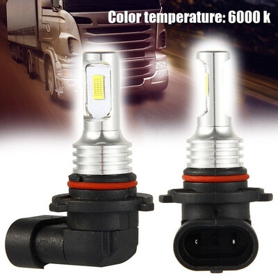 

2pcs 9005 HB3 LED Headlight Bulbs Kit High Beam 35W 4000LM 6000K White High Power Super Bright 12V Automobile Front Lights Fog La