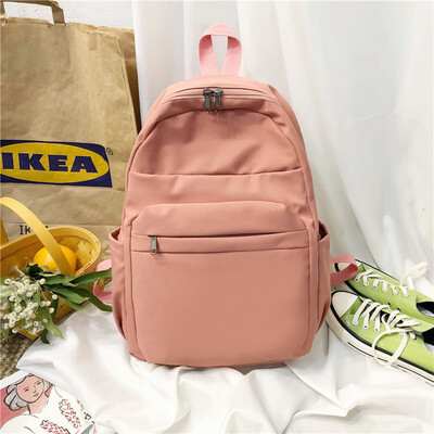 

The Simple&Ancient Backpack&Shoulder Bag for Senior High School Students in Korean Edition of INS Bookbag