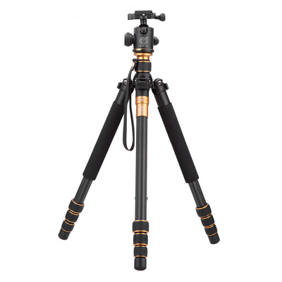 

QZSD Q999C Pro Tripod Monopod Carbon Fiber Ball Head Portable Detachable Changeable Traveling for SLR Camera DSLR Camcorder