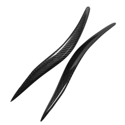 

Carbon Fiber Headlight Cover Eyelids Eyebrows 1 Pair For Lexusy IS250 IS300 20062012