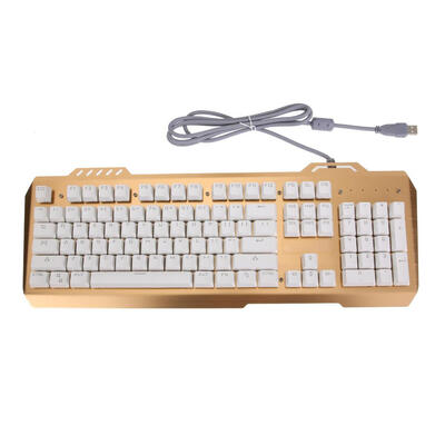 

104 Keys Professional All Keys Anti-Ghost LED Backlight Mechanical Keyboard