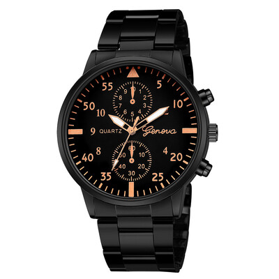 

Gobestart Luxury Watch Fashion Stainless Steel Watch for Man Quartz Analog Wrist Watch