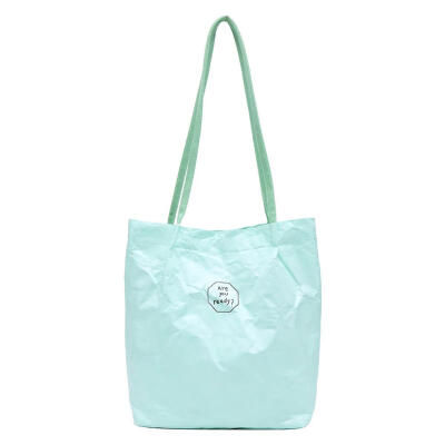 

Waterproof Shoulder Pure Color Handbags Women Top-handle Bag Shopping Totes