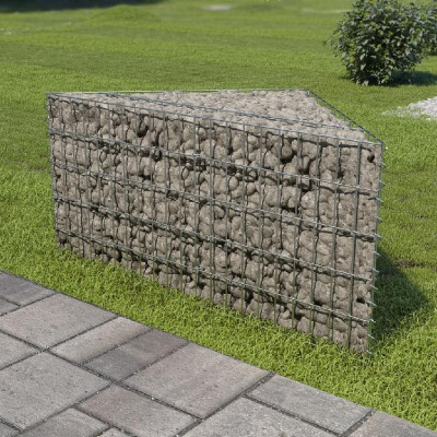 

Gabion Planter Galvanized Steel 295"x295"x197"