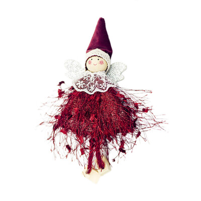 

Siaonvr Lovely Christmas Tree Decorations Woolen Yarn Angel Doll Pendant Hanging Party