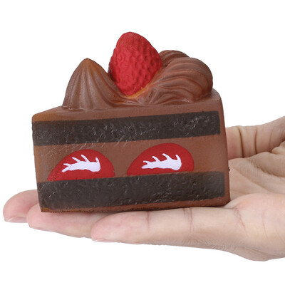 

Siaonvr Strawberry Cake Scented Squishies Slow Rising Kids Toy Stress Relief Toys Charm